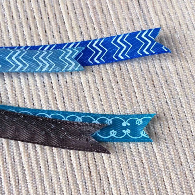 Anneaux marqueurs de mailles pour Tricot et Crochet avec Lapis-lazuli, Turquoise et Obsidienne 