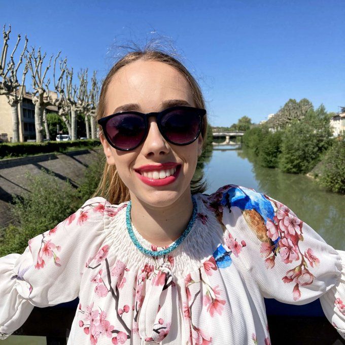 Collier Bracelet en perles de rocailles camaïeu de bleu vert turquoise 