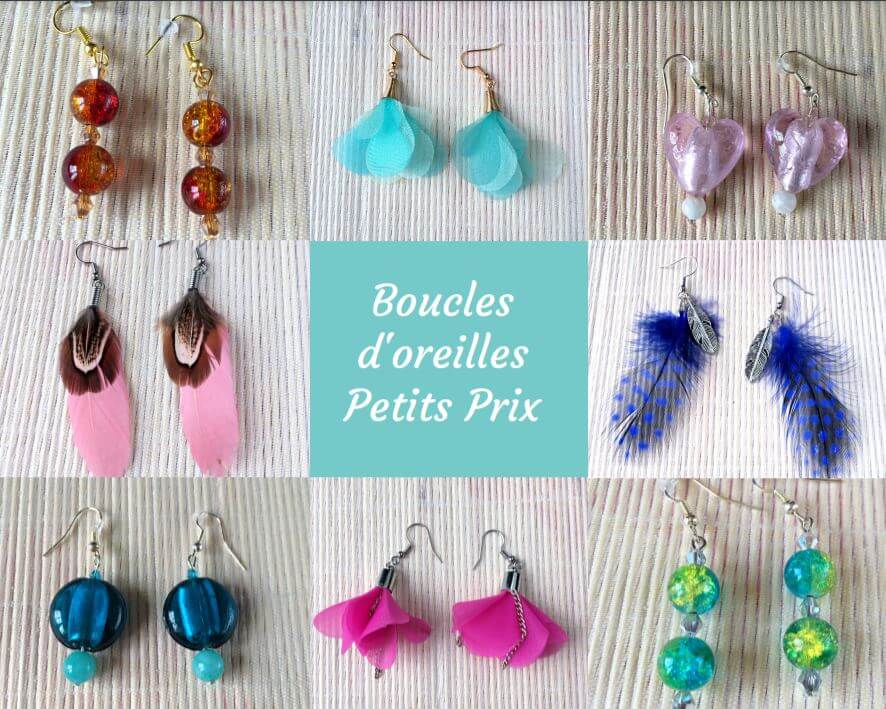 Boucles d'oreilles petits prix