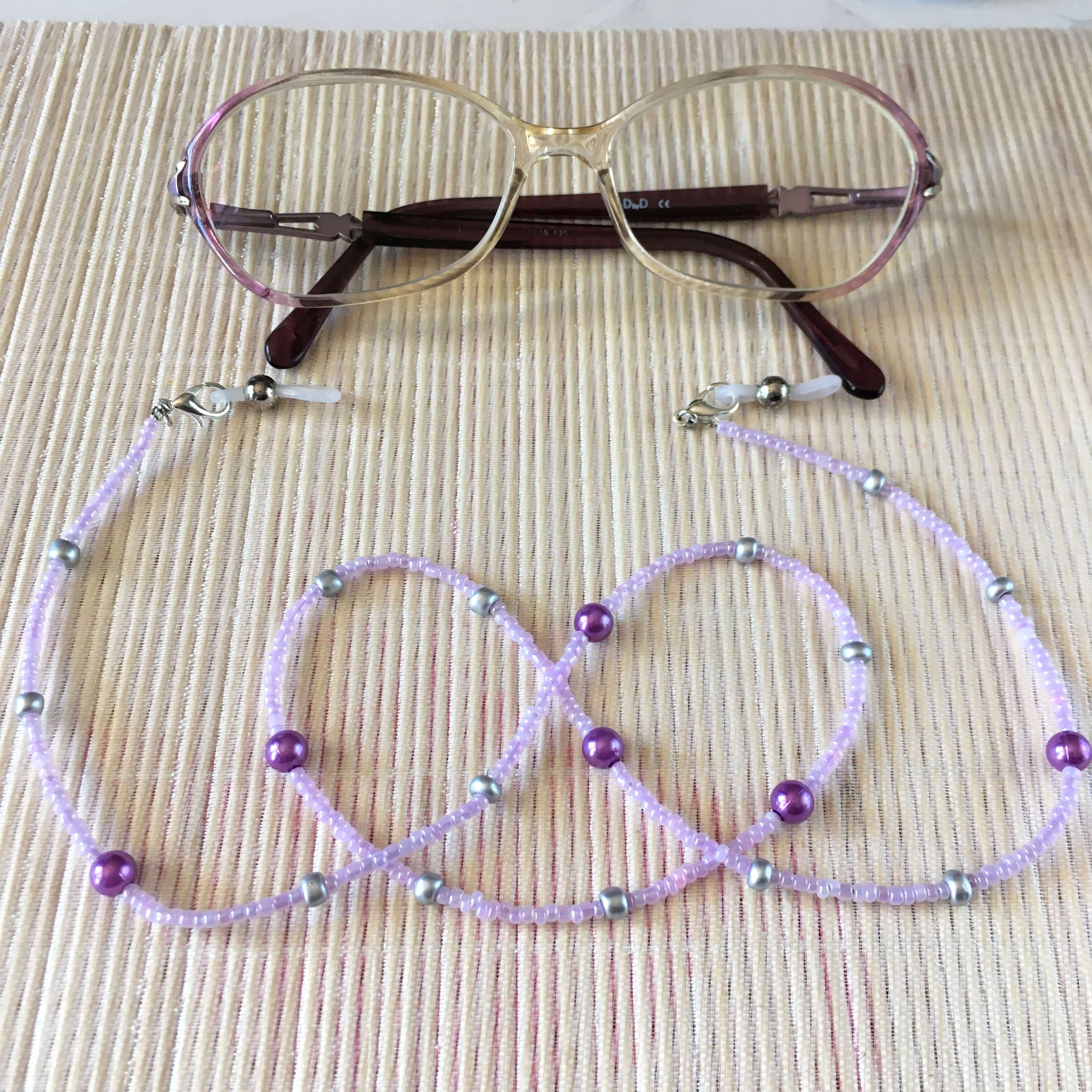 cordon à lunettes en perles, fait main
